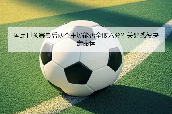 国足世预赛最后两个主场能否全取六分？关键战役决定命运